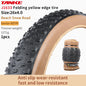 TANKE MTB Bicycle JILUER Foldable Gravel Tire Black/Yellow 60TPI Road BICYCLE Tire 26×2.25/27.5×2.1/2.2/29×2.2/700×25C/20×1.35 J1633 26x4.0 Yellow Foldable China