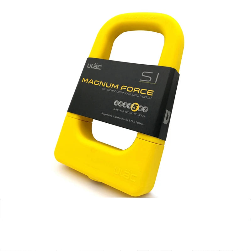 ULAC Silicone U-lock Mountain Bike Lock Universal Aluminum Alloy Lock Waterproof Anti-collision Lock MU3