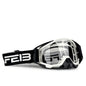 NAFEIB Motocross Glasses Motorcycle Sunglasses Man Windproof Protection Skiing Cycling Racing Off-Road Goggles Tear-off Film BWB-CLEAR