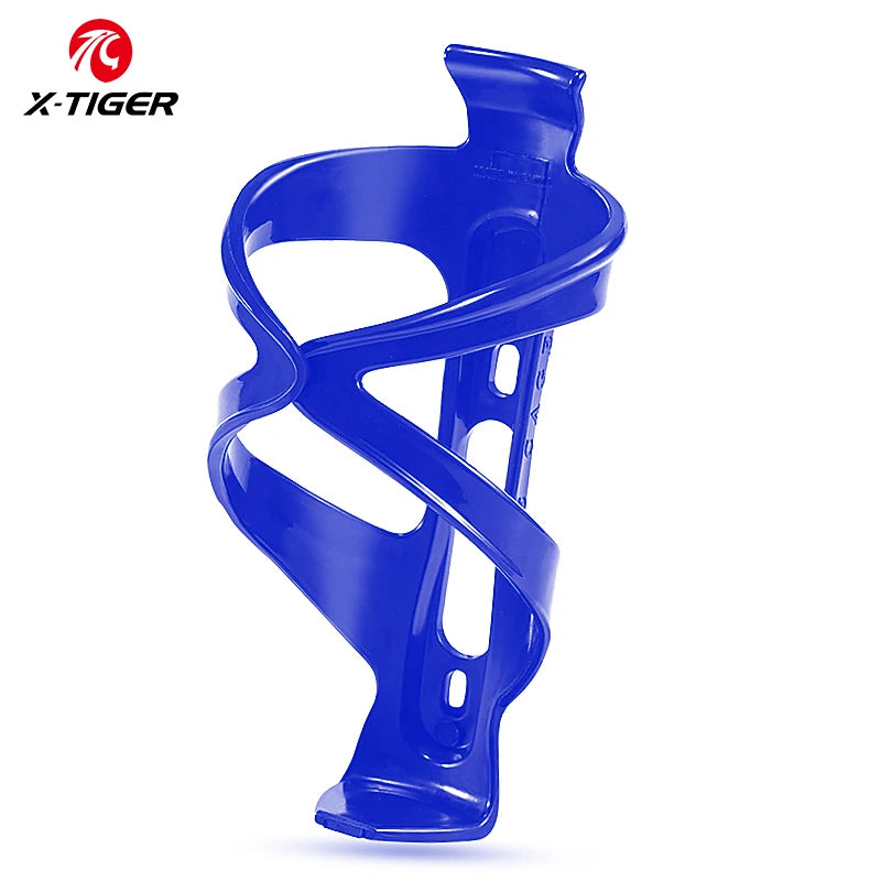 X-TIGER Bike Water Bottle Holder Lightweight and Strong Bicycle Bottle Cage Bracket for Road Mountain Bikes Accessories Blue 1 pcs