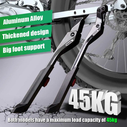 RBRL Adjustable Bicycle Kickstand - Aluminium Alloy for 24-29" Bikes