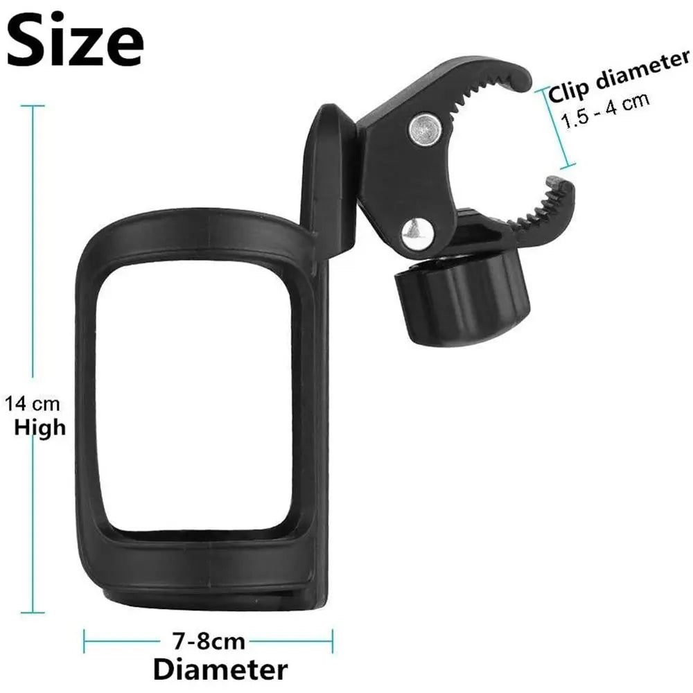 Anti-slip 360 Degree Rotation Motorcycle Baby Stroller Bicycle Bottle Holder Water Cup Bracket Bike Bottle Rack Cycle Cup Cage