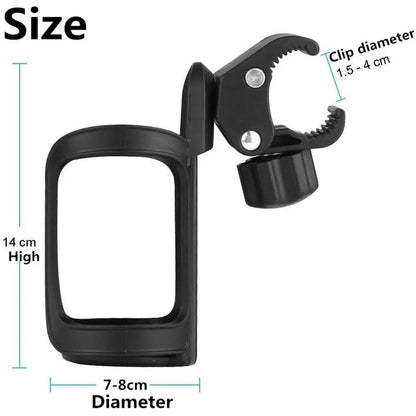 Anti-slip 360 Degree Rotation Motorcycle Baby Stroller Bicycle Bottle Holder Water Cup Bracket Bike Bottle Rack Cycle Cup Cage