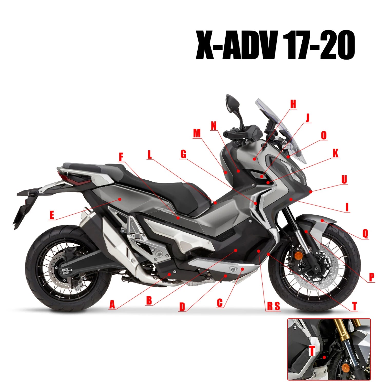 X-ADV XADV 750 Fairings Injection Panel Bodywork Frame Protector Kits For Honda X-ADV750 2017 2018 2020 Motorcycle Accessories