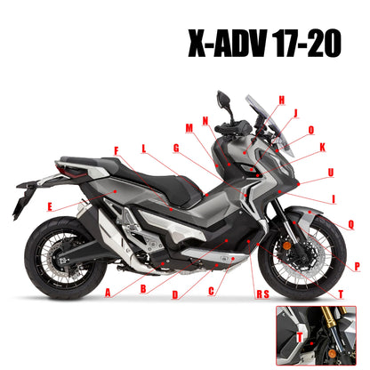X-ADV XADV 750 Fairings Injection Panel Bodywork Frame Protector Kits For Honda X-ADV750 2017 2018 2020 Motorcycle Accessories
