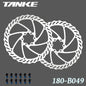 Bike Disc Brake Rotor Disc Brake 2 Piece with 12 Bolts for Road Bike MTB BMX Floating disc Stainless Steel 180-B049 2pc