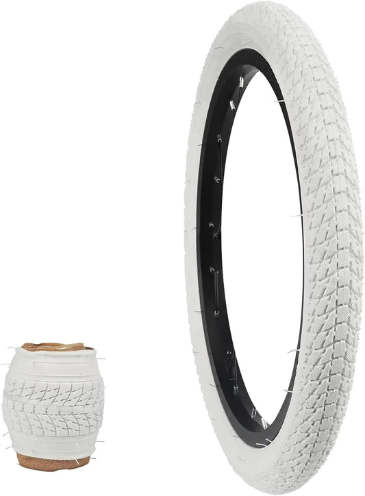 16 Inch 16 x 1.75 White Bicycle Tire,Bike Tyre for 16 Inch MTB, Kid Bike, Child Bicycle Girl Bicycle 16x1.75 Foldable China