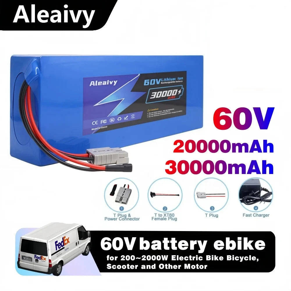 60V 20Ah 30Ah Electric Bike Battery main product view