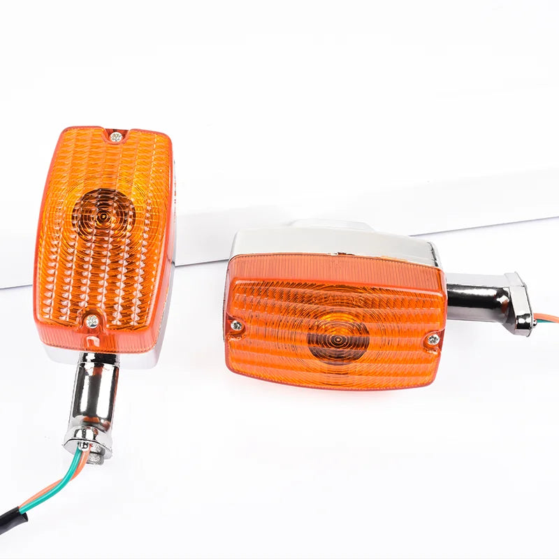 High Quality Waterproof Motorcycle Indicator Light Amber Turn Signal Winker Lamp for GS125 12V Smarter Motorcycle Accessories