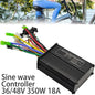 36V/48V 350W 18A Sine Wave Controller FOC Brushless Motor Driver 6 tubes Controller for Electric Bicycle Scooter Motorcycle