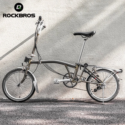 ROCKBROS Folding Bicycle Kickstand Ultralight Foot Support 16inch Folding Bike Kickstand Parking Stand Footrest Bike Accessories