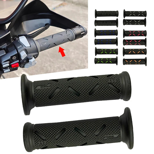 22MM Universal Motorcycle Handlebar Motorbike Grips Rubber Modification Accessories Moto Handles For Honda Suzuki Ducati Benelli