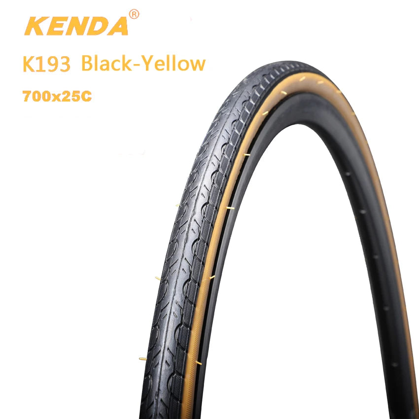 KENDA K191/K193 Bicycle Tire 700*23C/25C Road Bike tyre 700C cycling tyres pneu bicicleta maxxi parts 3 colors K193 700x25C BY 1PC China