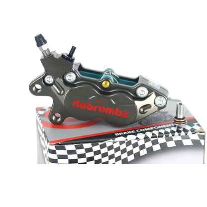 Universal Motorcycle Brake Caliper Axial Brake Pump 4Piston 40mm Mounting For Honda Kawasaki Yamaha RSZ M3 NIU Scooter Dirt Bike