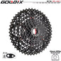 GOLDIX Black MTB Cassette 8/9/10/11/12 Speed 40/42/46/50T K7 Bicycle Freewheel Sprocket