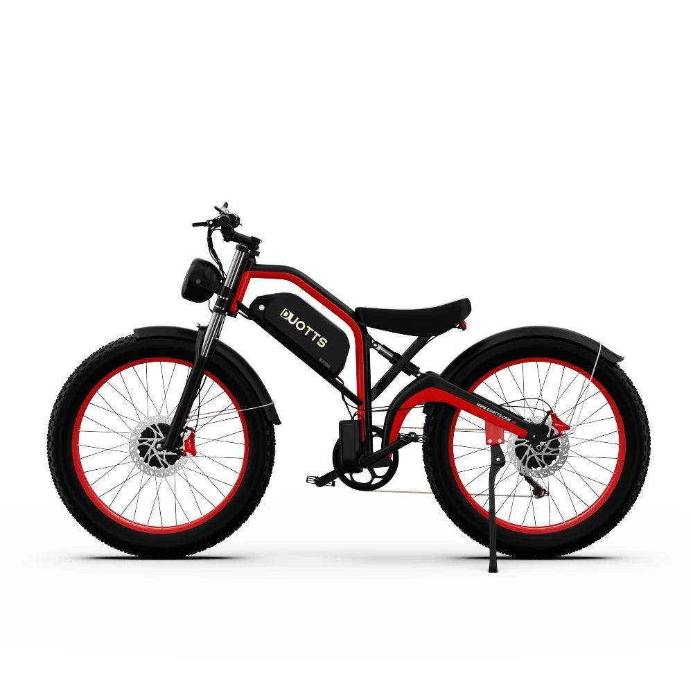   DUOTTS N26 Dual Motor Electric Bike 48V 20AH 26x4 Fat Tire E-Bike for Adults – 1500W Peak Power Mountain Off-Road Bicycle