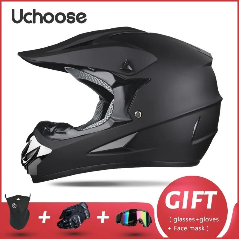 Adults Children Professional Off-road Helmet Motorcycle Helmet Downhill DOT Racing Motorcycle