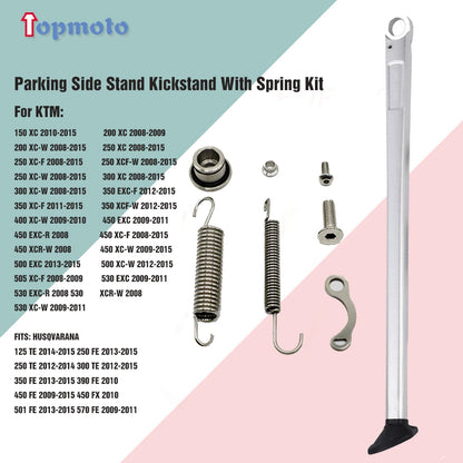 Motorcycle Parking Side Stand Kickstand For KTM 250 300 350 400 450 500 530 XC XCW XCF XCFW EXC EXC EXCF Six Days For Husqvarna