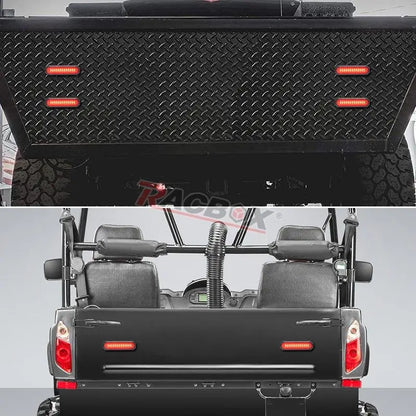 3 in 1 Motorcycle Led Brake Tail lamp Turn signal Light DRL Sequential Signal Lamps Taillight For Truck Trailer RV Cafe Racer