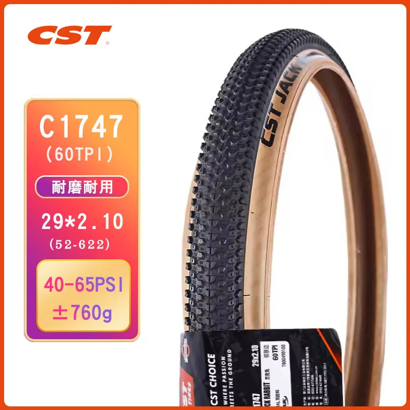 CST jack rabbit mountain bike tires 29inch 29*2.25 off-road folding tire anti puncture EPS 27.5 x1.95 2.1 C1747N bicycle tyre 29X2.1 Y China