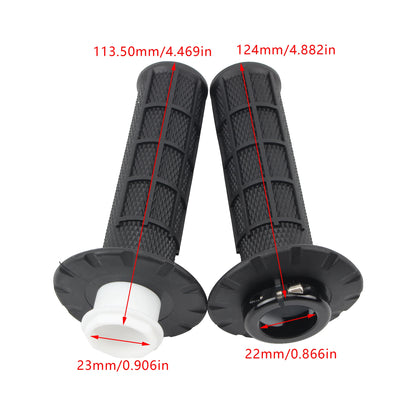 Motorcycle Universal Grips 7/8" 22mm Snap-on Cam Lock-on Handlebar Grips for KTM CRF SXF EXC Motocross Dirt Bike