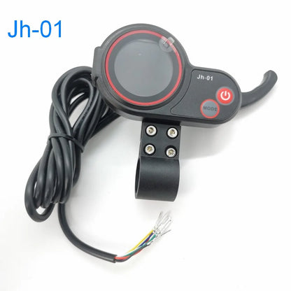 Electric Scooter Instrument Display 24V 36V 48V Dashboard Finger Throttle For Kugoo M4 SEALUP TF-100 NJ AOXIONG Jh-01 LCD Meter Jh-01 line