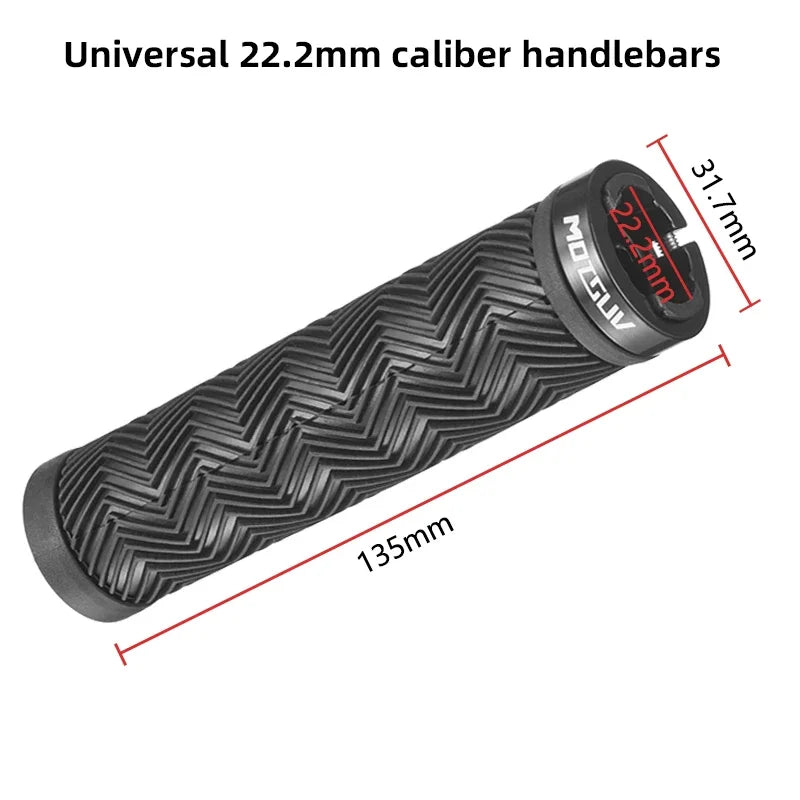 MOTSUV Bicycle Grips MTB Handbar Grip Rubber Non-slip Lock Ring Cycling Anti Slip and Shockproof Mountain Bike Accessory NEW HOT