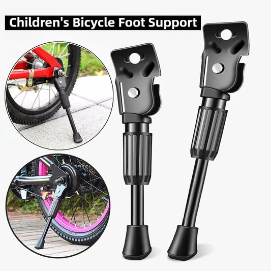 Kids Bike Kickstand Heavy Duty Parking Stand Foot Brace Support for Children Bicycle Side Mount 12 14 16 18 20 Inch Wheels