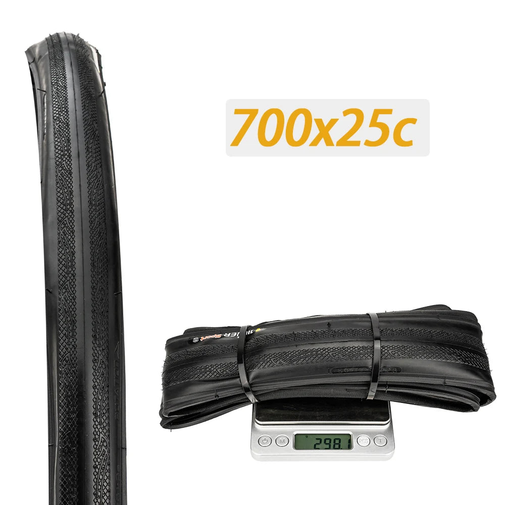700x25c Black / 2pcs / Foldable