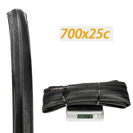 700x25c Black / 2pcs / Foldable