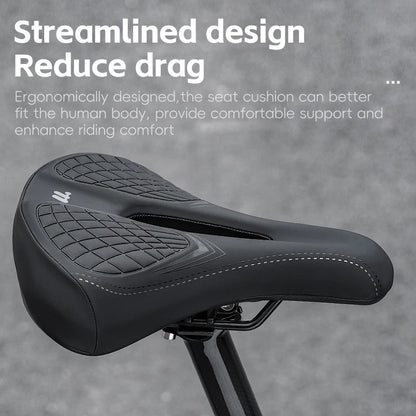 WEST BIKING Bicycle Saddle Comfortable Shockproof Bike Seats MTB Road Hollow Breathable Mountain Bike Saddle Cycling Cushion
