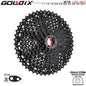 GOLDIX Black MTB Cassette 8/9/10/11/12 Speed 40/42/46/50T K7 Bicycle Freewheel Sprocket