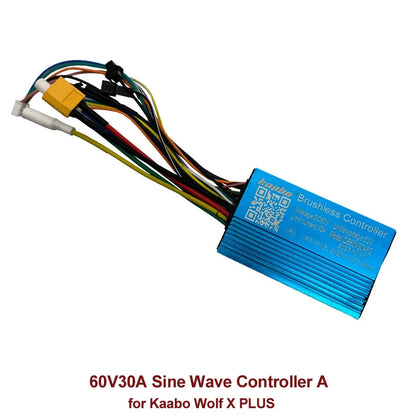 60V30A Sine Wave Controller Control Board for Kaabo Wolf Warrior X PLUS 10inch Electric Scooter Original Part Controller A