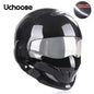 Scorpion Helmet Detachable Multi-purpose Combination Helmet Motorcycle Half Predator Helmet 8