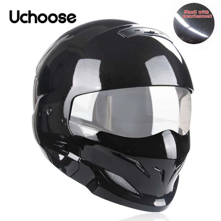 Scorpion Helmet Detachable Multi-purpose Combination Helmet Motorcycle Half Predator Helmet