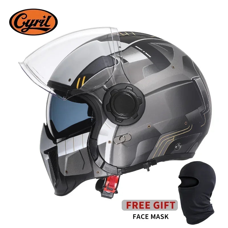 Modular Motorcycle Helmet Full Face Open Face Retro Helmets DOT ECE APPROVED