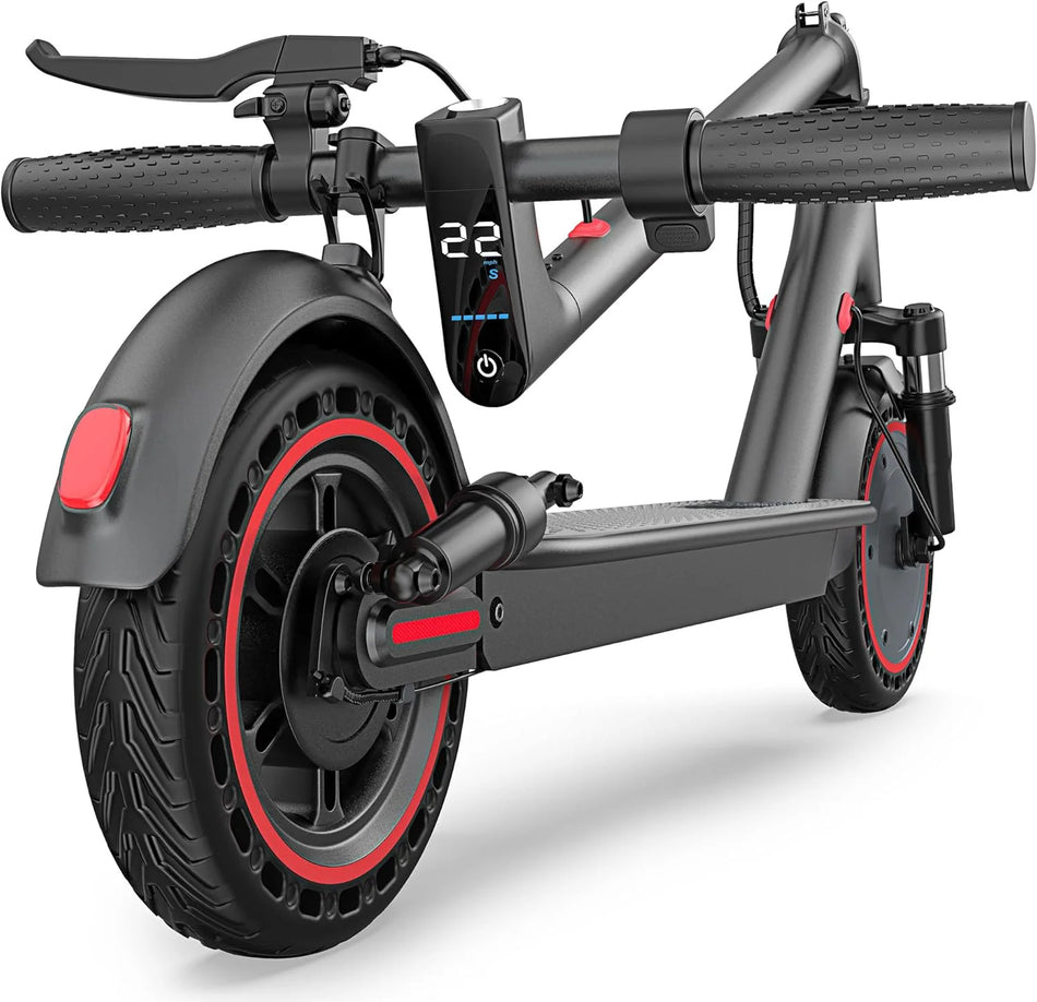 10-inch Honeycomb Tire Electric Scooter – 500W Motor, 22MPH, Dual Suspension