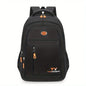 1 Pc Men's Backpack, Large Capacity Waterproof Casual Backpack,Adjustable Computer Backpack Orange