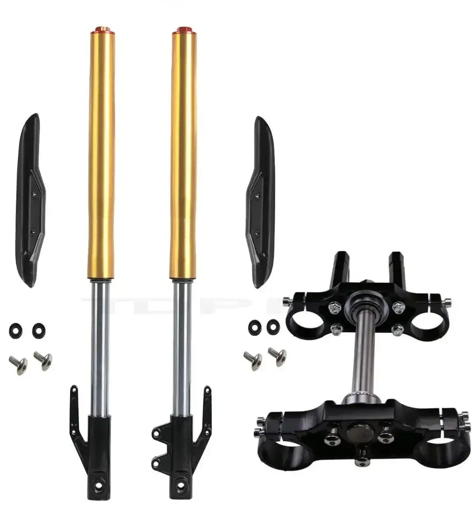 TDRPO Not a Whole Kit 630mm 25" Motorcycle Front Forks Shock For CRF50 CRF70 Apollo SSR Pit Dirt Bike 110CC 125CC 140CC