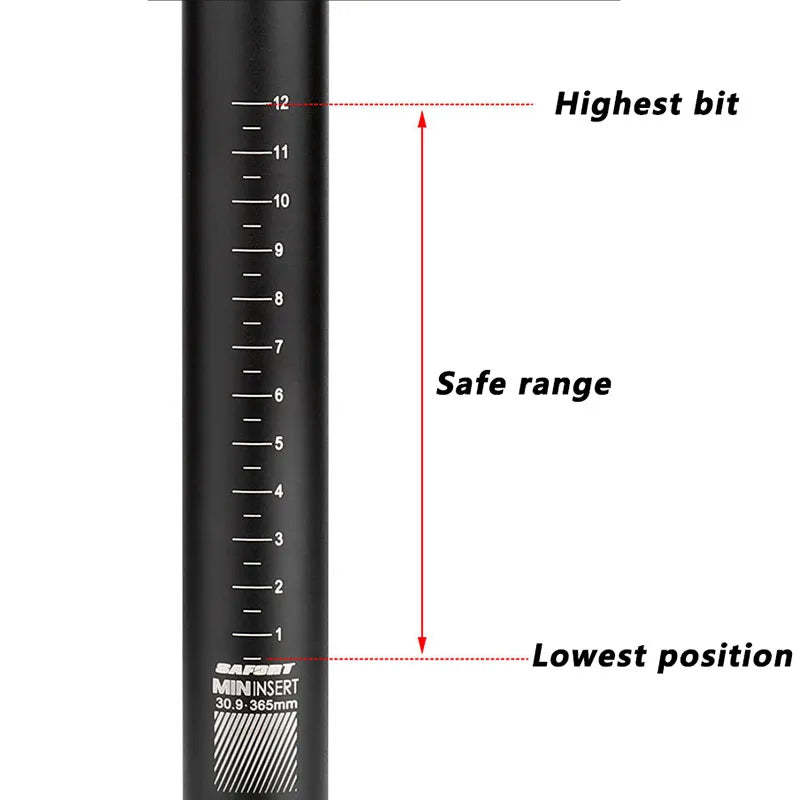 SAFORT Mountain Bicycle Seat Post Shock 27.2 30.9 31.6mm Aluminum Alloy Material Absorber Suspension MTB Bike Seat Tube