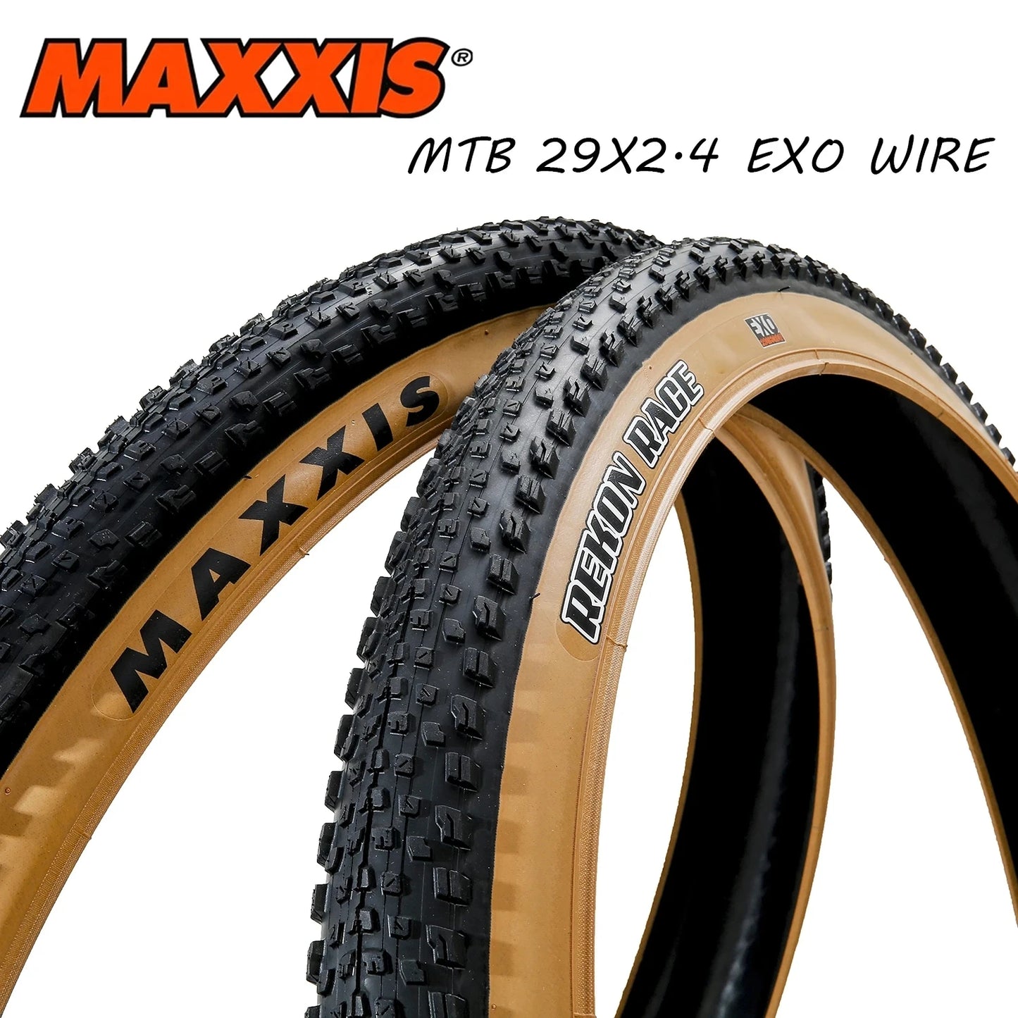 2PCS MAXXIS 29 MTB Bicycle Tire 27.5x2.25 29x2.25 REKON RACE EXO Tires Anti Puncture Tyre MAXXIS MTB Bike Off-road Downhill Tire 2PCS 29X 2.4 Y Wire China