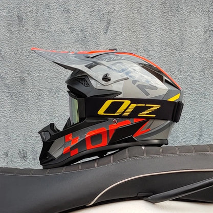 High Quality Motorcycle Off Road Racing Helmet ATV Forest DH Mountain Bike Full Helmet DOT Approved 8