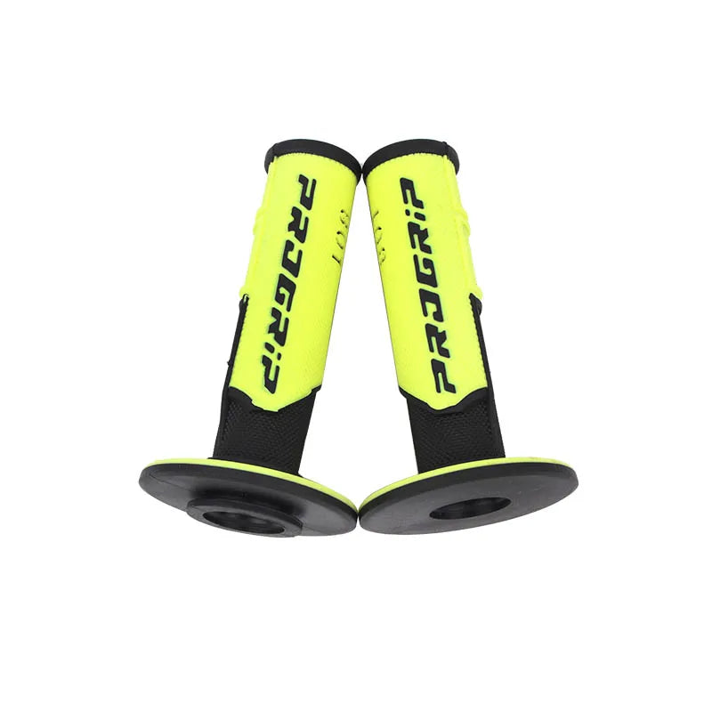 7/8 "22 24mm Motorcycle Grips Handle Bar For KTM YAMAHA Universal Pit Bike Motocross Motorbike Rubber GEL Domino Grip 6 Colors Yellow