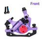 ZOOM XTECH HB100 MTB Oil Disc Hydraulic Brake Disc Brake Line Pull Calipers Front & Rear G3 rotors 120/140/160/180MM MT200 M315 Purple Front