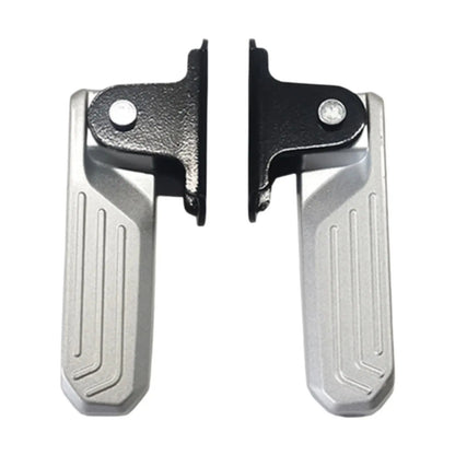 2Pcs Electric Bike Front Foot Pegs Easy to Install Pedal Board Foot Supports Anti Slip Folding Footrests for U1 U+ Fittings