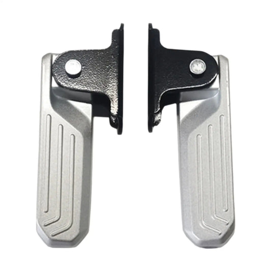 2Pcs Electric Bike Front Foot Pegs Easy to Install Pedal Board Foot Supports Anti Slip Folding Footrests for U1 U+ Fittings