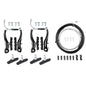 BUCKLOS Bike V Brakes Set with Levers Front Rear Bicycle Caliper Brake Lever MTB Road Cycling V-Brake Set Caliper-1Pair-Cable