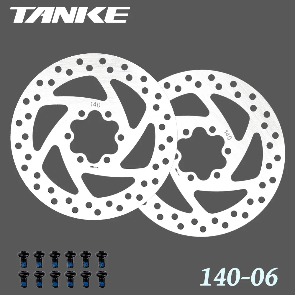 Bike Disc Brake Rotor Disc Brake 2 Piece with 12 Bolts for Road Bike MTB BMX Floating disc Stainless Steel 140-06 2pc