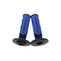 7/8 "22 24mm Motorcycle Grips Handle Bar For KTM YAMAHA Universal Pit Bike Motocross Motorbike Rubber GEL Domino Grip 6 Colors Blue