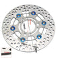 220mm RPM Motorcycle Brake Disc Floating Disk Rotor Brake Caliper Universal 3 Hole Front Rear Wheel For Yamaha Scooters Niu Grey 220mm CHINA